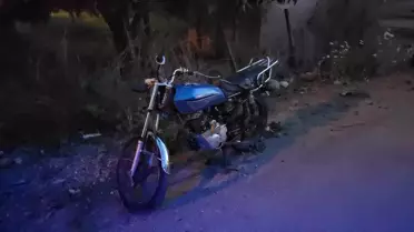 Kozan'da Dur İhtarı Sonrası Motosiklet Kazası
