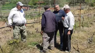 Amasya'da Bağcılara İlkbahar Eğitimi