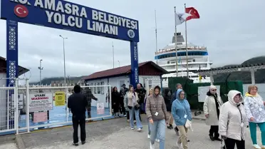 Kruvaziyer Amasra'ya Demirledi