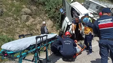 Tır Kazasında Sürücü Yaralandı