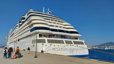 Bodrum'a 720 Yolcu Taşıyan Kruvaziyer Geldi