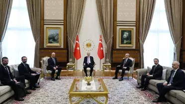 Cumhurbaşkanı Erdoğan, Avrupa Konseyi Genel Sekreteri Berset'i kabul etti