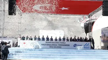 Cumhurbaşkanı Erdoğan, Türkiye'nin en büyük sulama tünelinin kazısına başladı