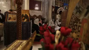 Gazze'de Hristiyanlar Kutsal Cuma'yı Hüzünle Andı