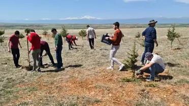 Hüyük'te şehitler anısına fidanlar toprakla buluştu