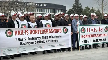 İç Anadolu'da 1 Mayıs Emek ve Dayanışma Günü kutlandı