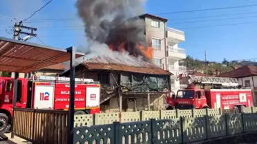 Bucak'ta Yangın: 80 Yaşındaki Kadın Dumandan Etkilendi