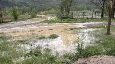 Karabük'te Sağanak ve Dolu Etkisi