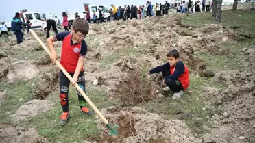 Gesi'de Ağaçlandırma Şenliği