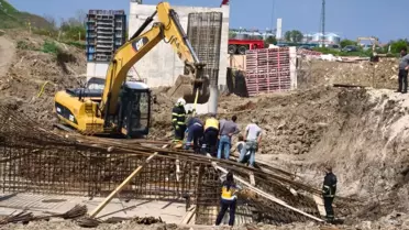 Lüleburgaz'da İnşaat İşçisi Yüksekten Düştü