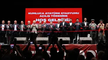 Kumluca'da Atatürk Stadyumu Açıldı