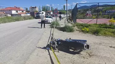 Hisarcık'ta Motosiklet Kazası: Genç Ağır Yaralandı