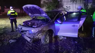 Manisa'da Otomobil Devrildi: Sürücü Ağır Yaralı