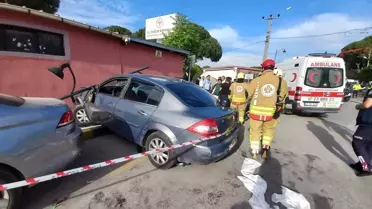 Manisa'da Trafik Kazası: 3 Yaralı