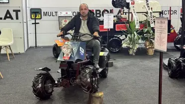 Düzce'den Yeni Mini Bahçe Traktörü
