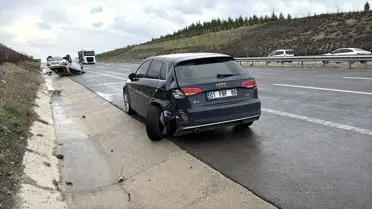 Niğde'de Dolu Yağışı 6 Trafik Kazası Yol Açtı