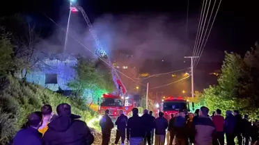 Sakarya'da Yangın: Yatalak Kadın Kurtarıldı