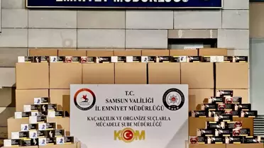 Samsun'da 1.9 Milyon Makaron Ele Geçirildi