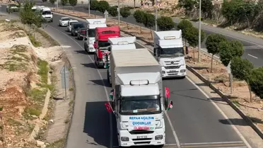 İHH'dan Gazze İçin Tır Konvoyu