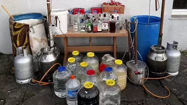 Sinop'ta Sahte İçki Operasyonu: 3 Gözaltı