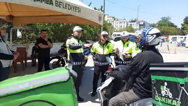 Motosiklet Sürücülerine Trafik Bilgilendirmesi