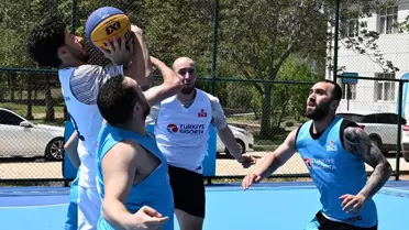 Gaziantep'te 3x3 Basketbol Turnuvası Heyecanı