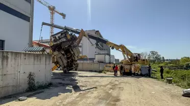 Tuzla'da İnşaatta Beton Pompası Kazası