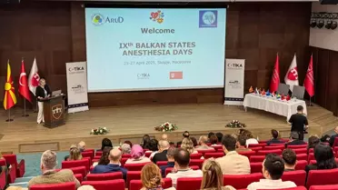 Üsküp'te 9. Balkan Anestezi Günleri