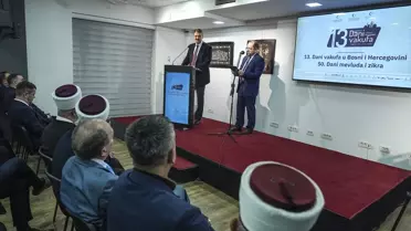 Vakıflar Genel Müdürü Aksu 'Bosna Hersek Vakıf Günleri' açılış törenine katıldı