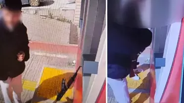 İstanbul'da uzun namlulu silahla ATM'den para çekti
