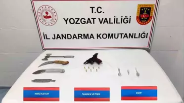 Yerköy'de Uyuşturucu ve Silah Yakalandı
