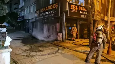 Bayrampaşa'da Doğal Gaz Yangını
