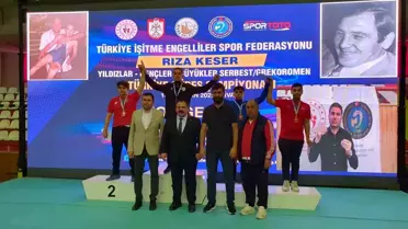 Osman Şimşek Altın Madalya Kazandı