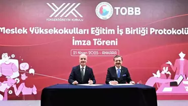 TOBB ve YÖK'ten Mesleki Eğitim Protokolü