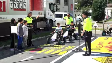 Karabük'te Mobil Trafik Eğitimi