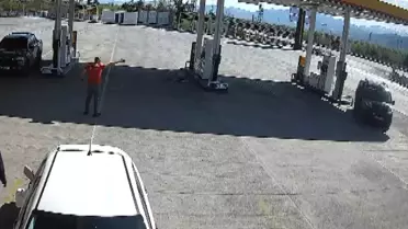 Afyon'da Araç Sürücüsünü Ezdi, Facia Kıl Payı Önlenildi