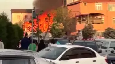 Pendik'te Fabrikada Yangın