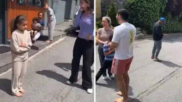 Fenerbahçeli yıldızın eşi ve çocukları yalın ayak sokağa fırladı