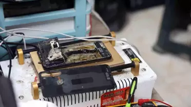 Hatay'da Telefon Bataryası Patladı
