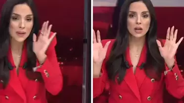 tv100 spikeri İstanbul'daki depreme canlı yayında yakalandı