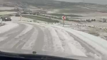 Ankara'da Sağanak ve Dolu Yağışı