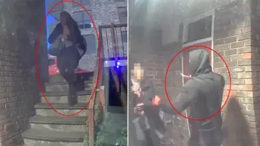 Genç kadın, evinin önünde bıçaklı saldırıya uğradı