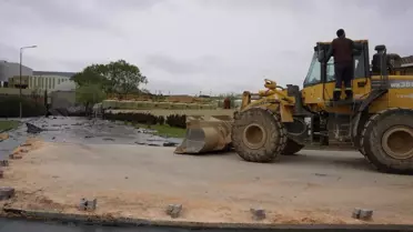 Tuzla'da Çamur Silosunda Çökmenin İncelemesi Başlatıldı