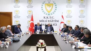 YÖK Başkanı Prof. Dr. Erol Özvar, KKTC'ye resmi ziyarette bulundu