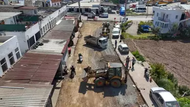 Bodrum'da Asfalt Çalışmaları Devam Ediyor