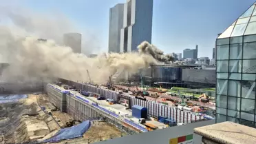 Seul'de COEX Merkezinde Yangın Paniği