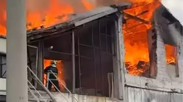 Isparta'da Kereste İmalathanesinde Yangın