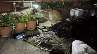Sefo'nun Aile Evinde Yangın Çıktı