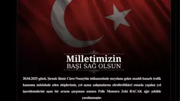 Şehit Polis Memuru Zeki Bacak, TIR'ın Çarpması Sonucu Hayatını Kaybetti