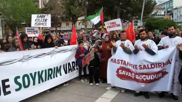 Beyşehir'de Gazze İçin Yürüyüş